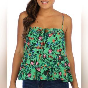 Women's Floral Knit Tank Top